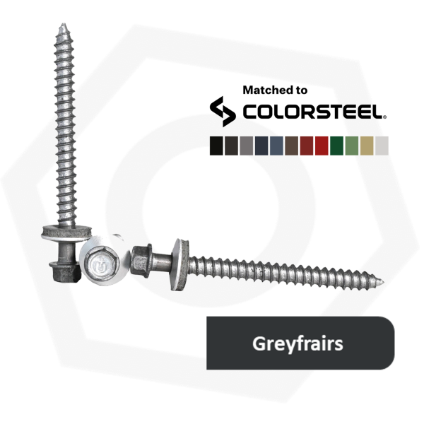 14G (6.3mm) x 73 Type 17 Alutite Aluminium Screw with 14mm bonded Washer
